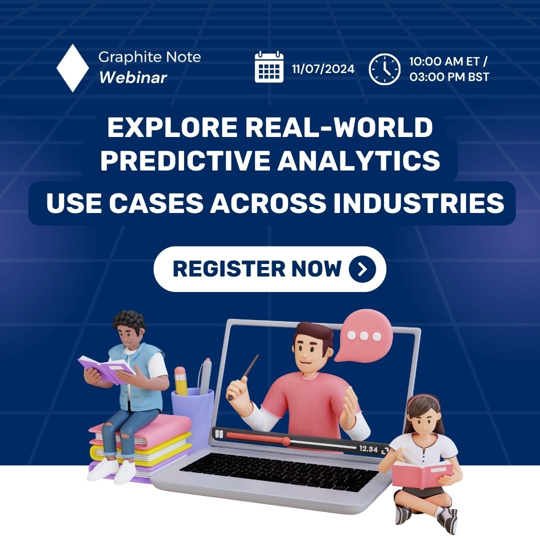 GraphiteNote's tweet image. Business #leader, #data enthusiast, performance #marketer or just curious about #predictiveanalytics? Don't miss this one! Learn practical applications and get tactical advice to enhance your strategies, regardless of your industry: lu.ma/4jucizlv