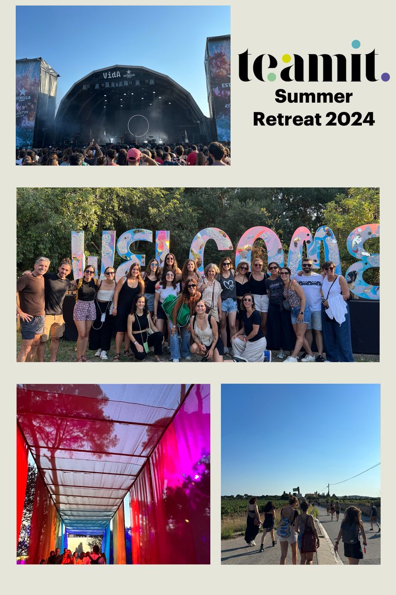 TeamItResearch's tweet photo. We had another amazing summer team retreat last week at Can Lleó (https://t.co/Fr4tuk0zeP)🍇.

We shared our progress and focused on upcoming challenges📈, enjoyed a wine-tasting🍾, team building activities 👥 and wrapped up the day at Vida music festival🎊. 

Thank you all!🌟 https://t.co/fHHTcLGUf6
