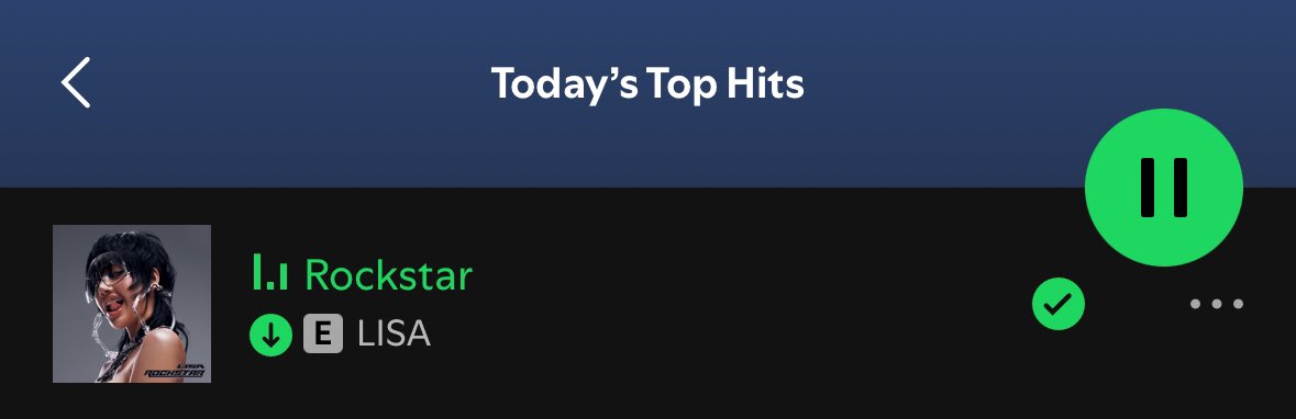 lalisasdfghjkl's tweet photo. REMINDER TO STREAM ROCKSTAR 5X A DAY ON TODAY'S TOP HITS PLAYIST https://t.co/nkDEXTLBm6
