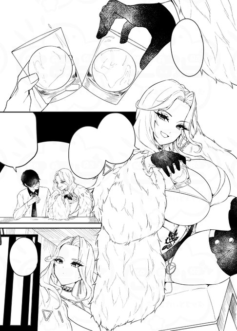 息抜きに1Pだけ線画してみた 