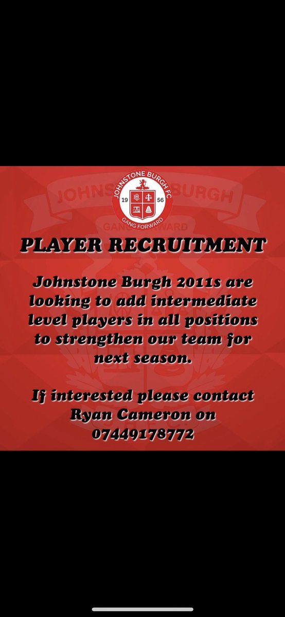 Johnstone Burgh Community Football Club (@burghclub) on Twitter photo 