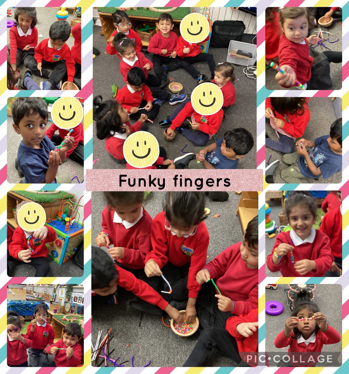 Eyfs Ribbons Fine motor skills this morning in Little Ribbons. #EYfS #finemotor # ...