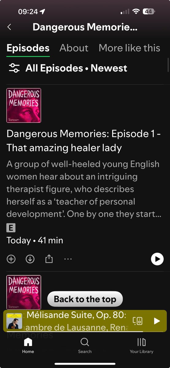 So proud of my daughter ⁦<a href="/HughesHallett/">Grace Hughes-Hallett</a>⁩ as her amazing and gripping podcast is launched today . Top billing already