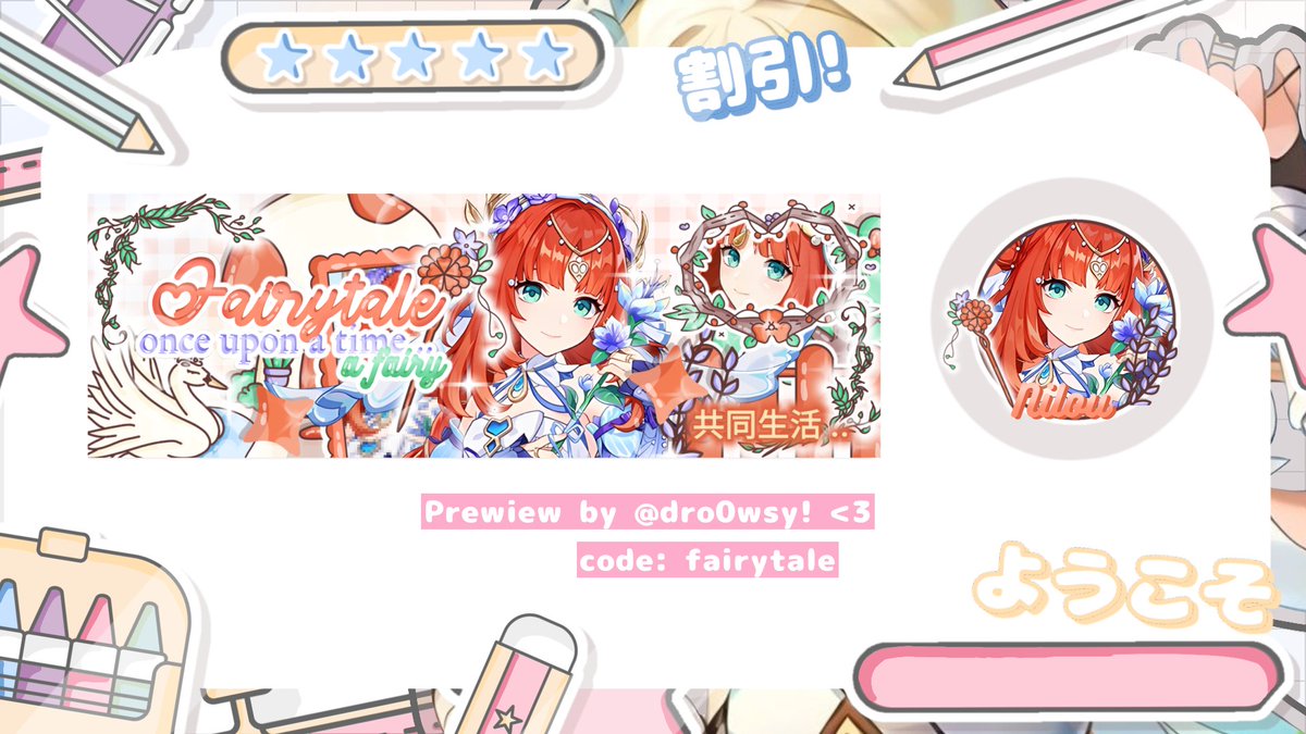 dro0wsy's tweet photo. Any interactions will be appreciated! ♥

hii temen² setelah sekian lama aku bawa catalogue baru namanya “fairytale” 🧚🏻‍♀️✨, tolong di ospekin yaa kalau ada kemiripan atau sesuatu bisa dm aku dengan bahasa yg sopan ^^. btw nilou cantik banget bangett!! 🏃🏻‍♀️ #zonauang #zonajajan https://t.co/Du6E33y02k