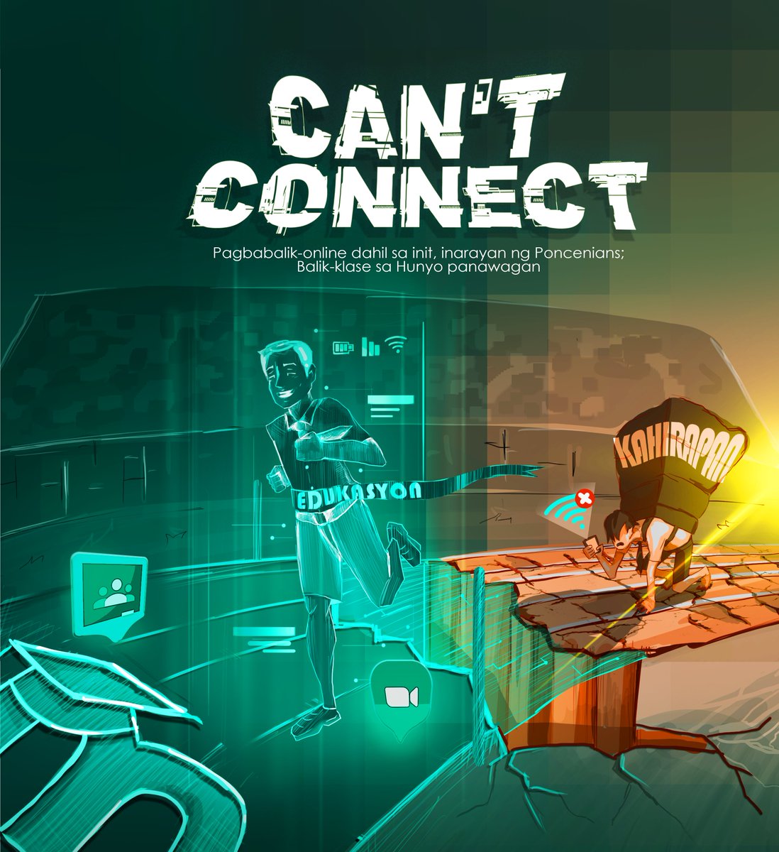 reshel_theRC's tweet photo. Editorial Cartoon- Can't Connect

~Commissioned~ https://t.co/OwZmXnb4UB