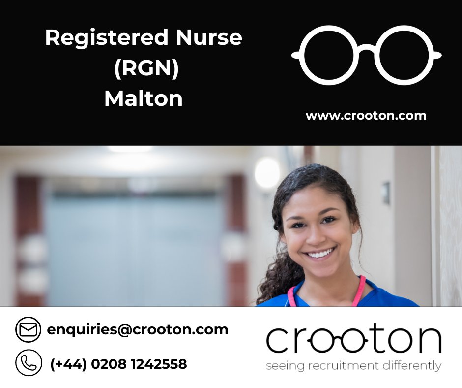 crooton1's tweet photo. Registered Nurse (RGN) Care Home

Hours - Days 8am to 8pm / Nights 8pm to 8am

Salary - £21.34 per hour + £2000 Golden Hello

Location: Malton, North Yorkshire, YO17 8AA

https://t.co/aHClDx2tcI https://t.co/Hx4LlYHymc
