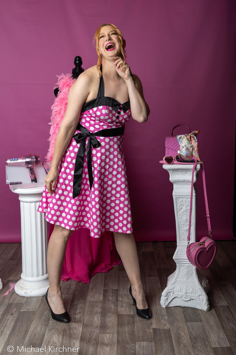 AmyHarber's tweet photo. "I don't have anything big planned. Just a giant blowout party with all the Barbies, and planned choreography, and a bespoke song. You should stop by."
photog: Michael Kirchner
hair: Ashley Ridgley
makeup: Selina Montoya
#clickcon https://t.co/ODtujLovnm