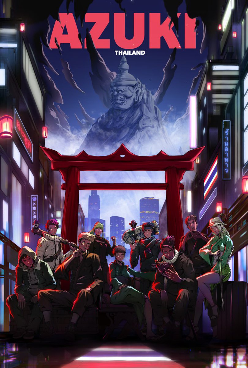 Gm 🇹🇭⛩️

Ty so much for the commission <a href="/sebbsssss/">Seb</a>  

<a href="/Azuki/">Azuki</a> <a href="/BEANZOfficial/">BEANZ</a>