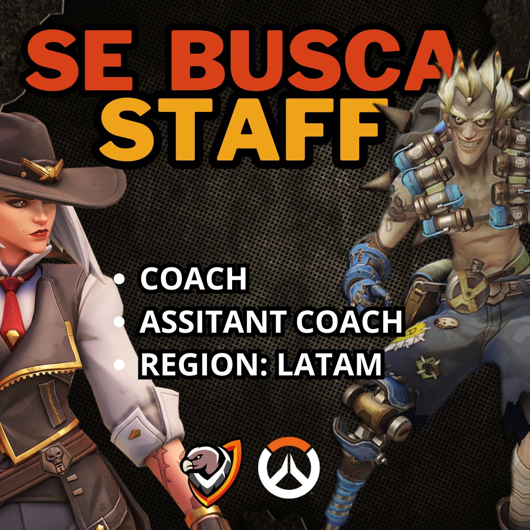 IncasGaming's tweet photo. 🚨¡Aizen eSports está en busca de Head Coach para nuestras escuadras en VALORANT y OW2!🚨
Región LATAM
Requisitos: experiencia previa, compromiso, y disponibilidad.
Beneficios: Ser parte de un equipo en crecimiento y desarrollar tu carrera en los eSports.
📩Mas Info. al DM.
#GoAZ https://t.co/zMDVusNTq8