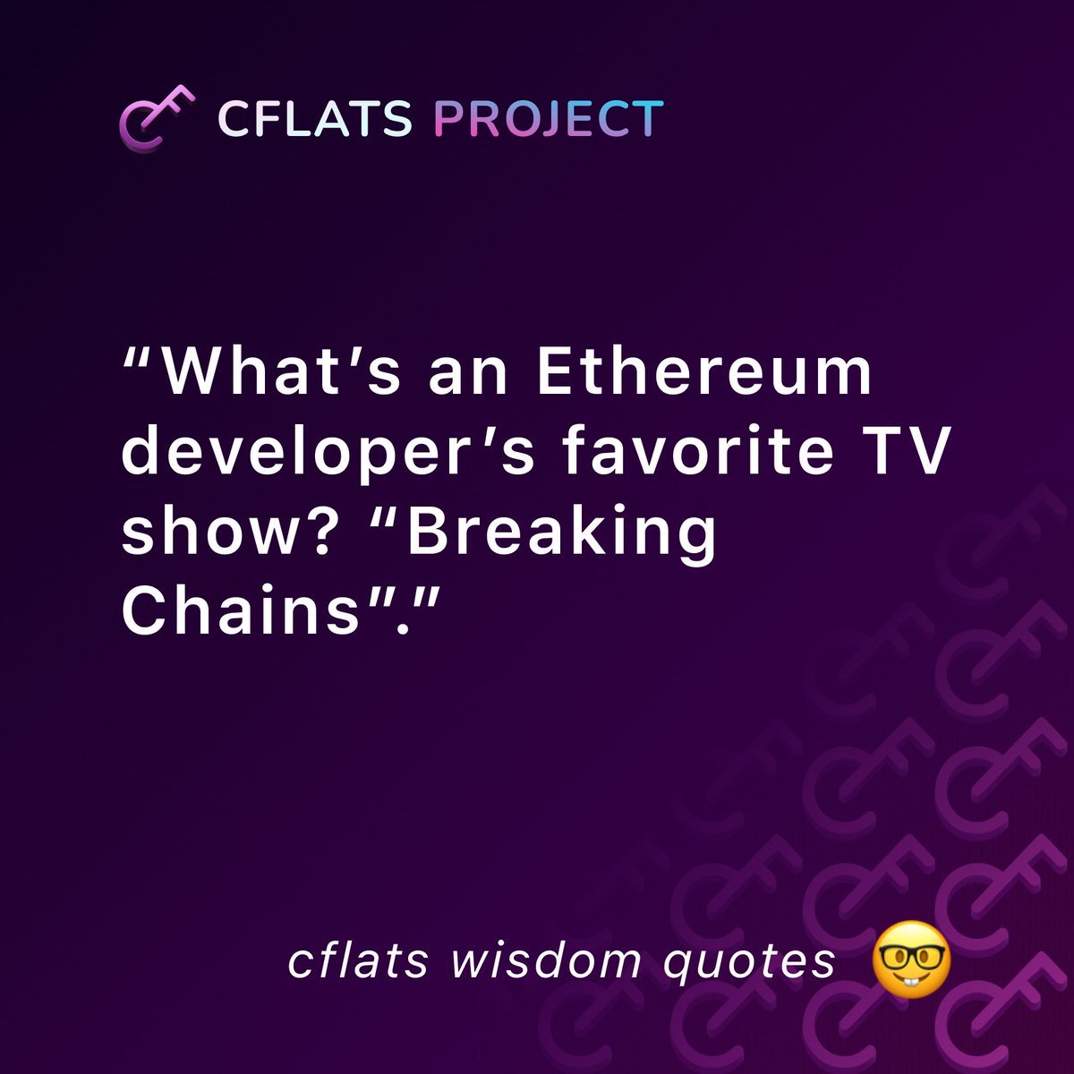 cflatsproject's tweet photo. GM pioneers! 🛤️ #CFLAT #Cryptoflats #ETH #P2E #ClickerSoon https://t.co/1OJuNMpBRm