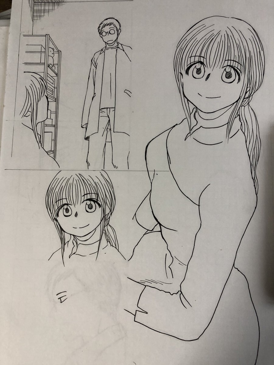 漫画を描いています