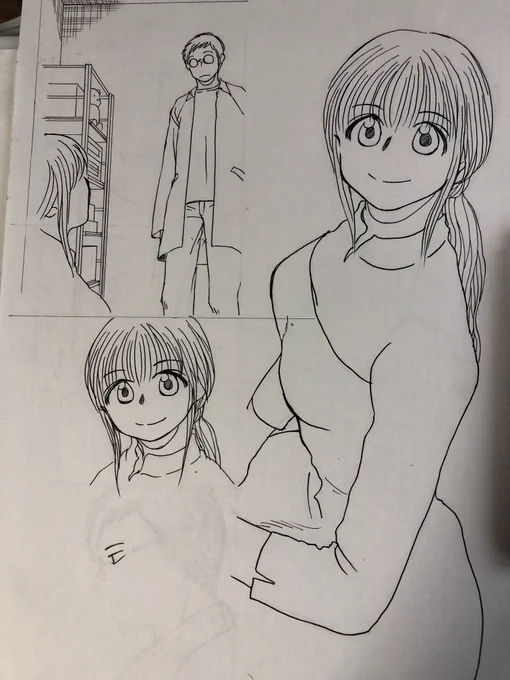 漫画を描いています