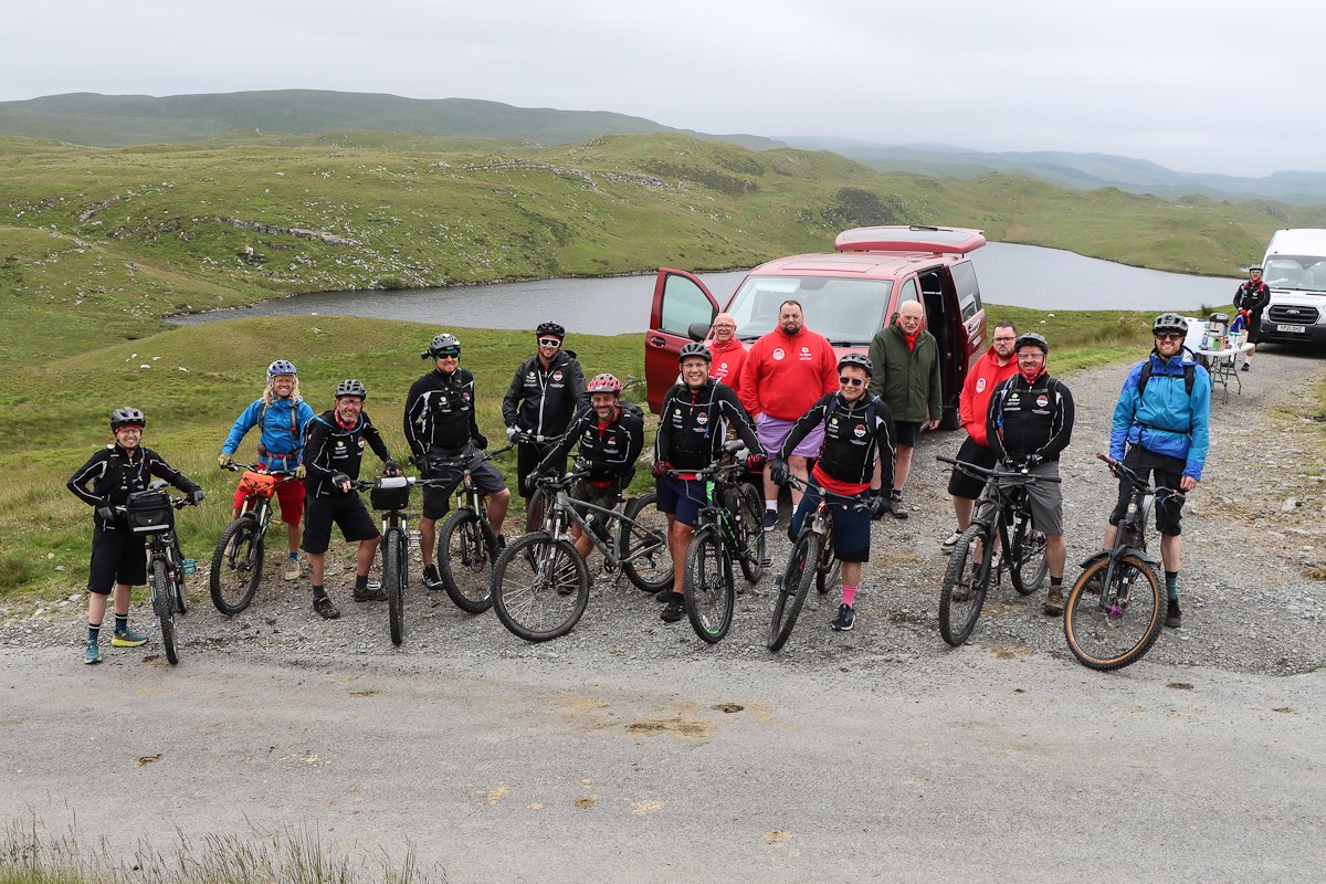 5in55's tweet image. Day 3 Stage 3 on the #bikeboatboot challenge for @tyhafan in the Elan Valley heading towards Beulah &amp;amp; a 1955 feet climb, covering 21.5 miles in 5 hrs. Insane terrain and carrying bikes across streams. Brutal!