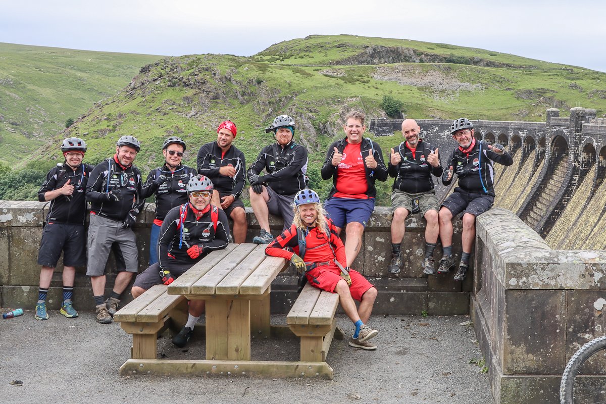 5in55's tweet image. Day 3 Stage 3 on the #bikeboatboot challenge for @tyhafan in the Elan Valley heading towards Beulah &amp;amp; a 1955 feet climb, covering 21.5 miles in 5 hrs. Insane terrain and carrying bikes across streams. Brutal!