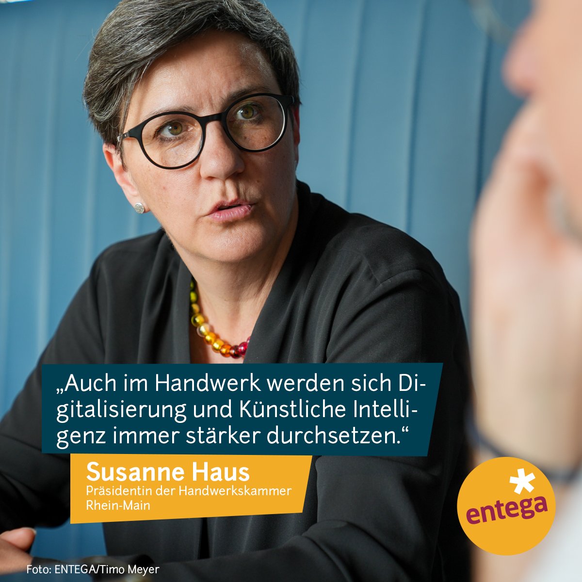 Klar formulierte Ziele und konkrete Maßnahmen sind entscheidend: Tempo alleine reicht nicht. Thomas Schmidt, Vorstand Handel &amp; Vertrieb, traf sich mit Susanne Haus, Präsidentin der Handwerkskammer Frankfurt-Rhein-Main. 🔗 entega-berichte.de/images/downloa…