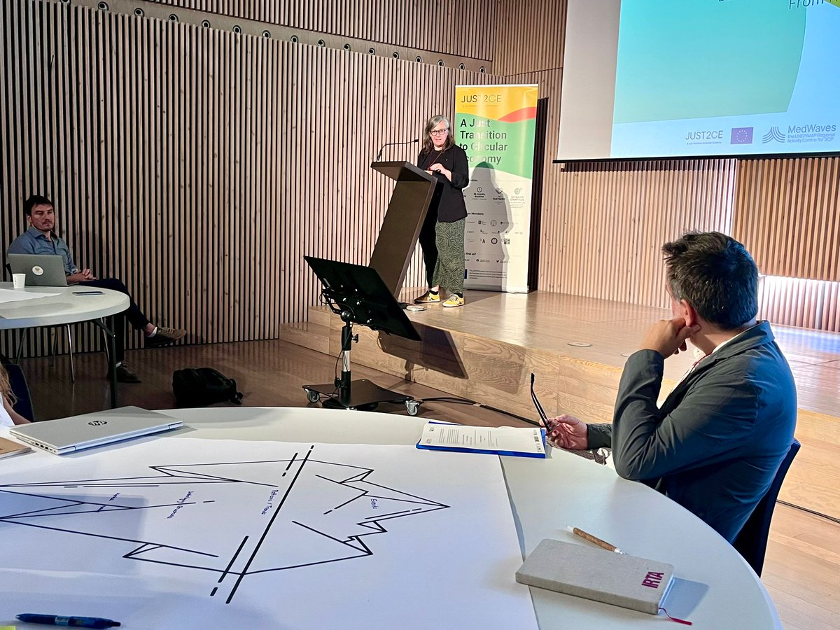 [🌐EVENT] The <a href="/just2ce/">JUST2CE 🇪🇺</a> #InternationalWorkshop kicks off at the Sant Pau Nouveau Site in Barcelona!   2 days to discuss the prospects and challenges of a #JustTransition to a #CircularEconomy, including perspectives on key issues such as #Gender, #Labor Global value chains 🔄
