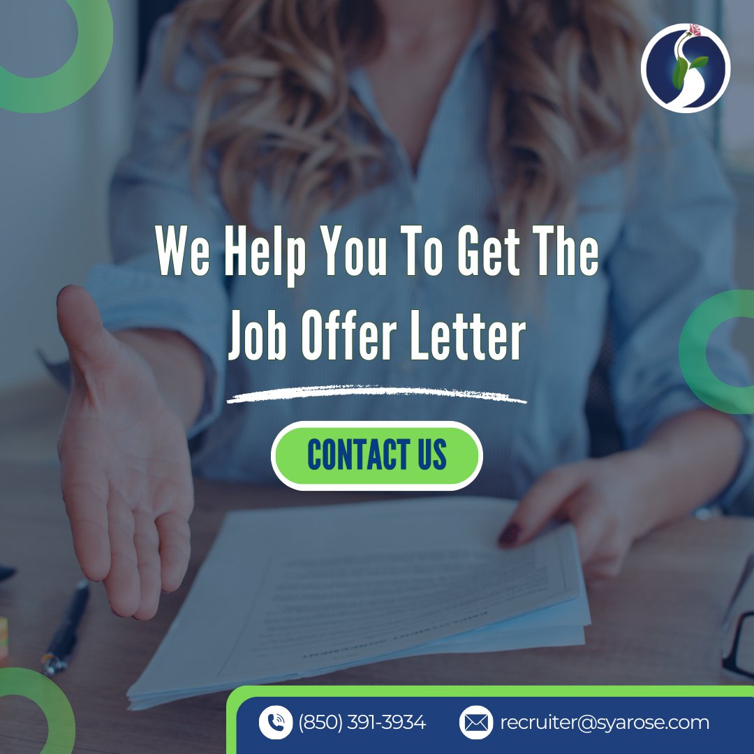 syaroseus's tweet photo. Whether it is your first job or a job switch, SyaRose Consulting offers you “n” numbers of opportunities. We are one of the best IT staffing consulting companies in the US.

Syarose Consulting
recruiter@syarose.com | +1 (850) 391-3934

#ITstaff #Recruiter #JobOpening #ITJobs https://t.co/okikrpw5Um