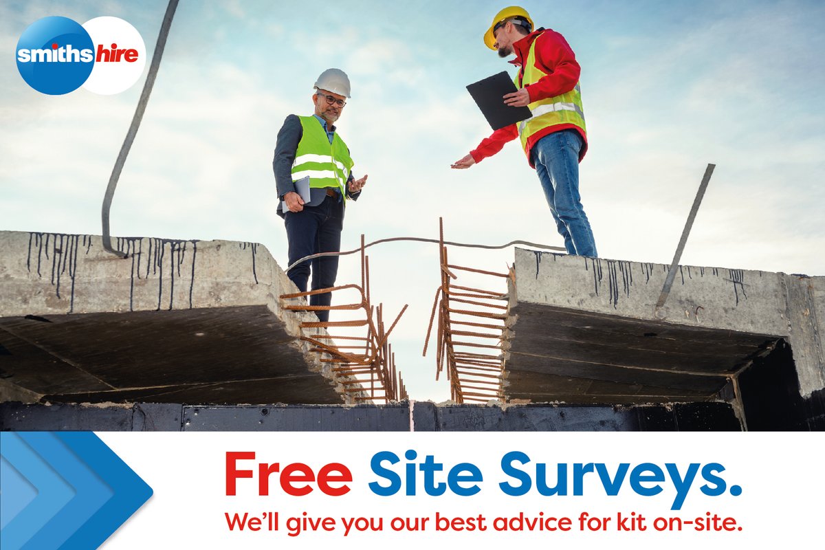 smithshire's tweet image. We all love a freebee, that's why our site surveys are free of charge... One of our professionals will give you expert advice on the kit you need on site, at no cost!

To book your survey, call today on 0333 323 2100 ☎️

#free #sitesurvey #advice #equipmenthire #toolhire #booknow