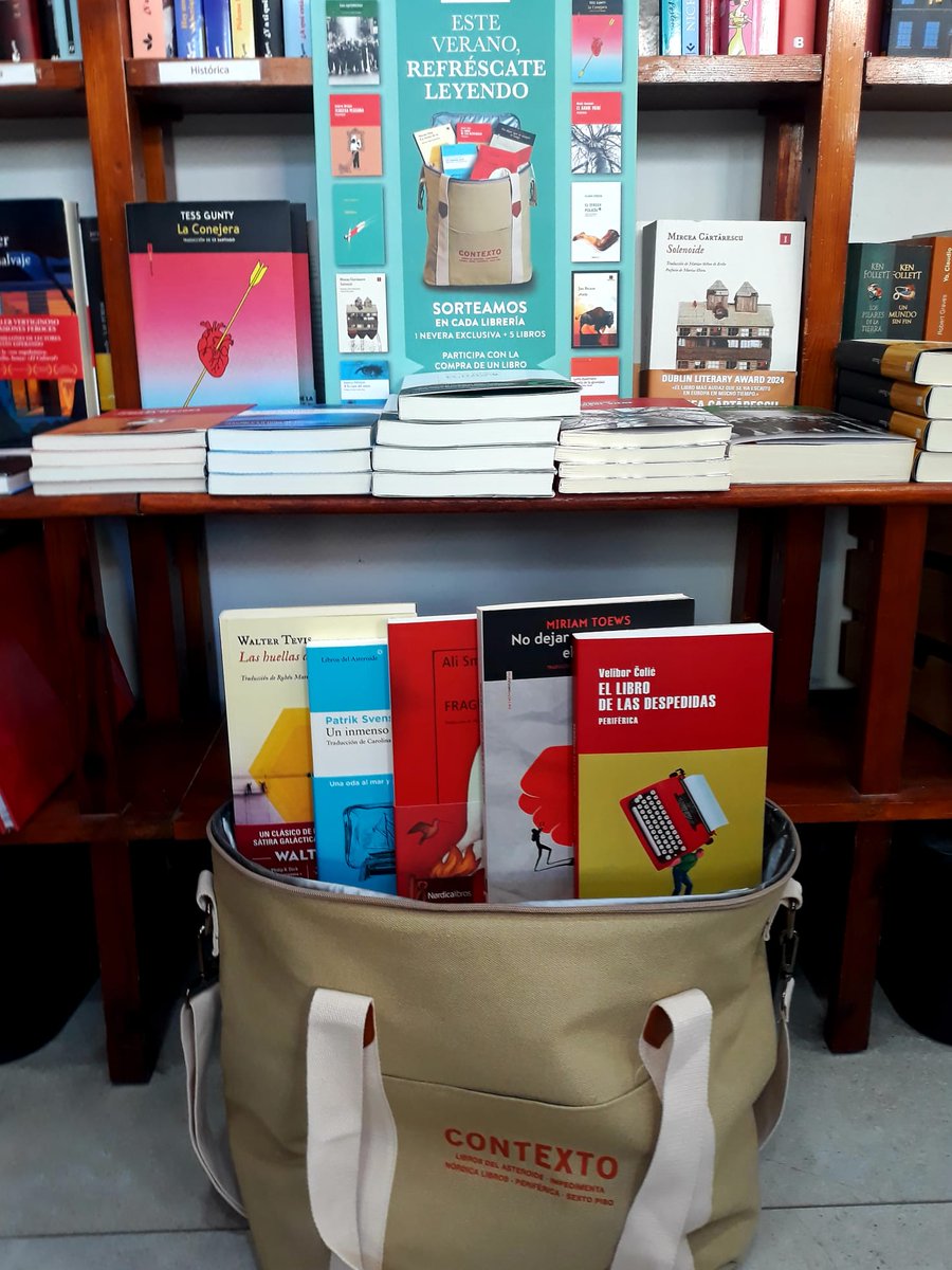 libeuropa_nerja's tweet photo. ¡BUENOS DÍAS!  ¡Solo queríamos recordaros que la fecha del sorteo de Contexto se acerca! ¡El 31 de este mes sortearemos esta preciosa nevera de playa llena de lecturas fresquitas!
¡Os esperamos! https://t.co/SgjLRi8IVM