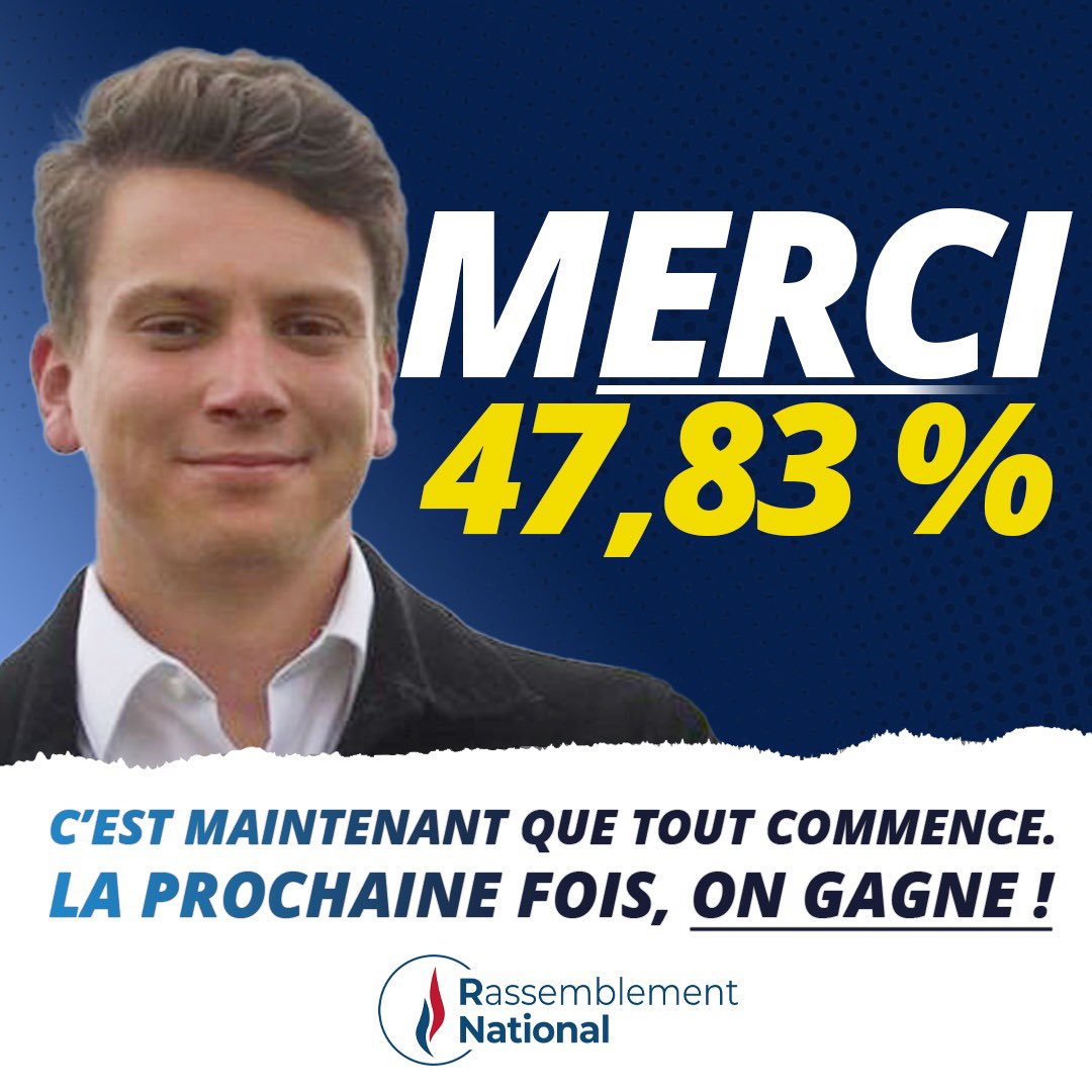 AlbericFerrand's tweet photo. Je remercie les 23 000 aubois pour leur confiance ! @jordan_guitton @angelique_ranc https://t.co/KnGOHWQeBi