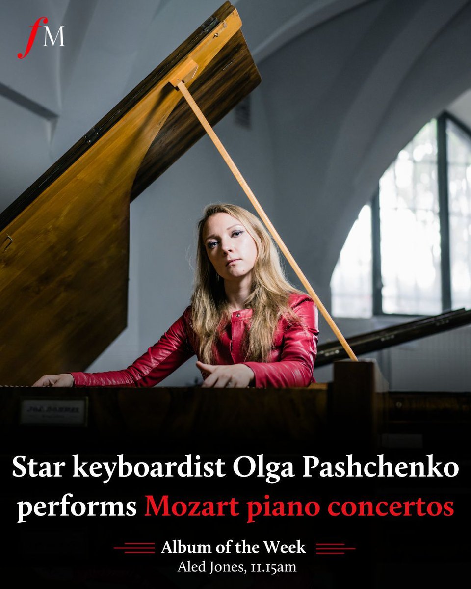 ClassicFM's tweet photo. This week, join @realaled every weekday after 11am to hear the new release from star harpsichordist Olga Pashchenko and @ilGardellino ensemble, performing two of Mozart’s greatest piano concertos – No.20 and No.23.

(📷 Yat Ho Tsang) https://t.co/oexrHpFHzC