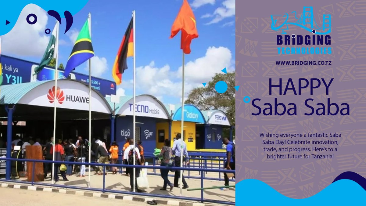 bridgingtz's tweet photo. We are wishing everyone a fantastic Saba Saba Day! 📷 Celebrate innovation, trade, and progress. Here's to a brighter future for Tanzania!

#SabaSaba #Tanzania #BridgingTechnologies https://t.co/ckuormtZxk