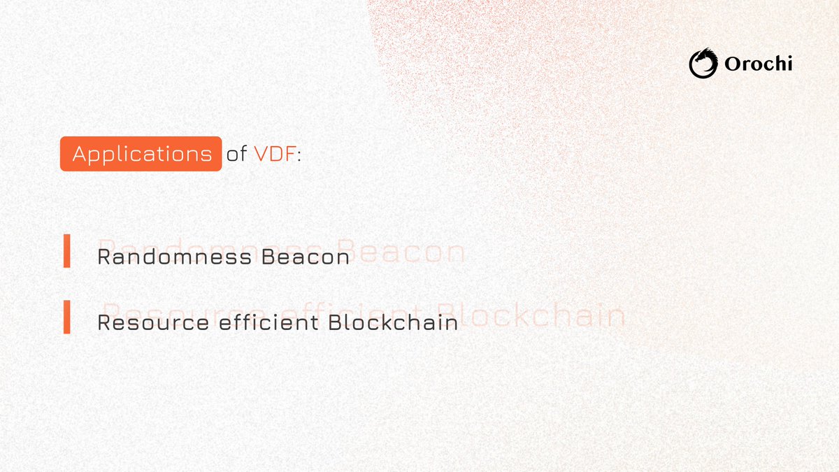 OrochiNetwork's tweet photo. #VDFs might sound complex, but their impact is clear: a more secure randomness beacon resource-efficient #blockchain.
🔗 https://t.co/4BX8beu2TL
They address two key challenges:
🔻 Randomness Beacons: VDFs ensure fair and unpredictable randomness beacons, preventing manipulation by participants.
🔻 Resource-Efficient Blockchain: VDFs can be used to develop resource-efficient blockchains that do not suffer from nothing-at-stake attacks.
#VDF #VerifiableDelayFunctions #Cryptography #Blockchain #Applications #OrochiCookbook #Applications