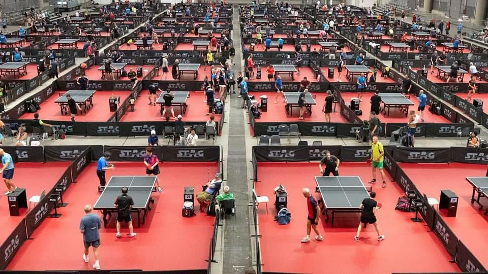 Turismoromaweb's tweet photo. The ITTF World Masters Table Tennis Championships continue until 14 July! 6,200 athletes from all over the world are competing in the biggest table tennis competition ever, at the Fiera di Roma.
👉https://t.co/b64G3iqyAI #RomaLive #Romalive #tennistavolo #tennistable https://t.co/wbtlEih7FR