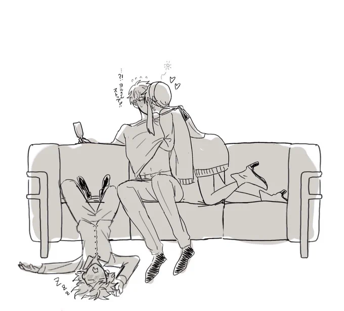サン…ド…??③(ロの髪型はヨさんに崩されたことにしました) 