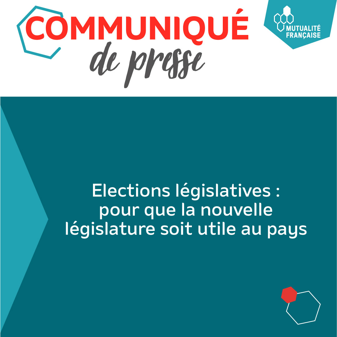 [ 🚨#CommuniquéDePresse 🚨]  Elections #législatives : pour que la nouvelle législature soit utile au pays

A lire ici : mutualite.fr/presse/electio…