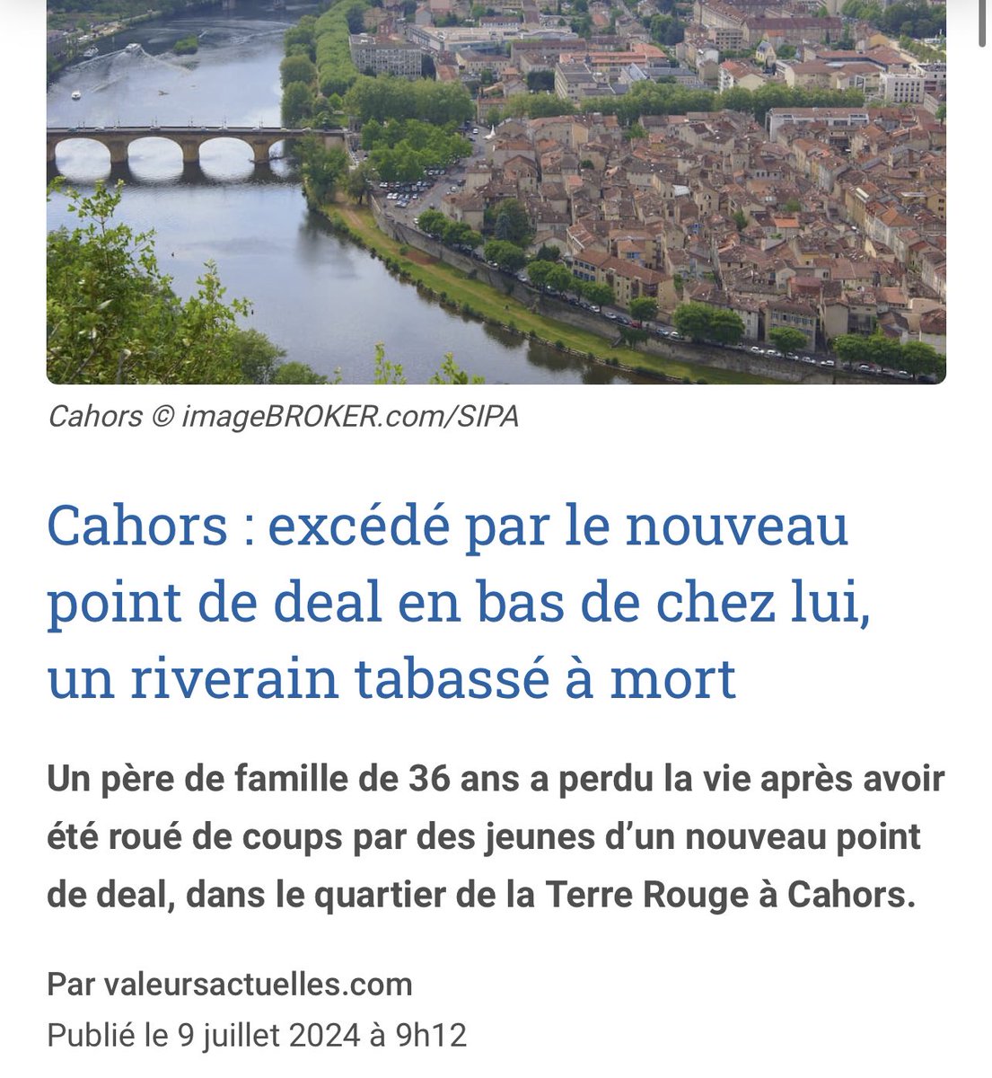 MarionMarechal's tweet photo. Et le barrage républicain contre l’insécurité, c’est pour quand ? https://t.co/52wG1THRrR
