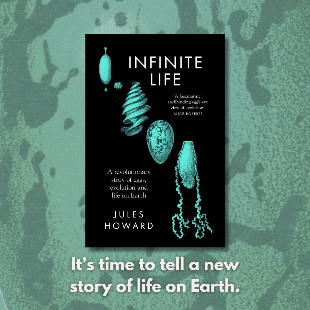 eandtbooks's tweet photo. 'The egg is a beautiful thing, far from simple and far from static. If you’ve never given it much thought before, this book will change that.' @GeographicalMag
https://t.co/62ZTTZrhYf
#InfiniteLife by @juleslhoward is out now in hardback, audio and ebook! #Science #Zoology https://t.co/G4xKNScCRu