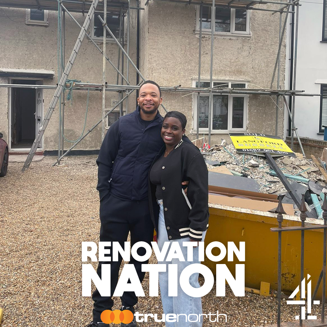 On today's #RenovationNation.

Rosi &amp; Antony bring the ceiling down as work restoring their farmhouse in the Scottish borders.

Catherine &amp; Alan create an elegant sitting room at their Victorian hall.

And in Orpington we meet Naomi &amp; Shemar who are transforming their 1930’s semi