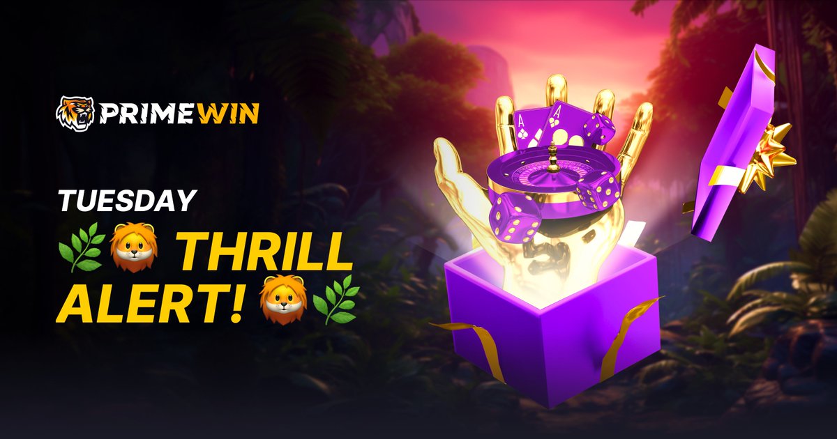 primewin_online's tweet image. 🌿🦁 Tuesday Thrill Alert! 🦁🌿

✅Enter JUNGLE, deposit €25, and get a 20% Reload Bonus up to €200! Adventure and big wins await! 🎉💰
#PrimeWinCasino #TuesdayBonus #BigWins #PrimeJungle #ReloadBonus