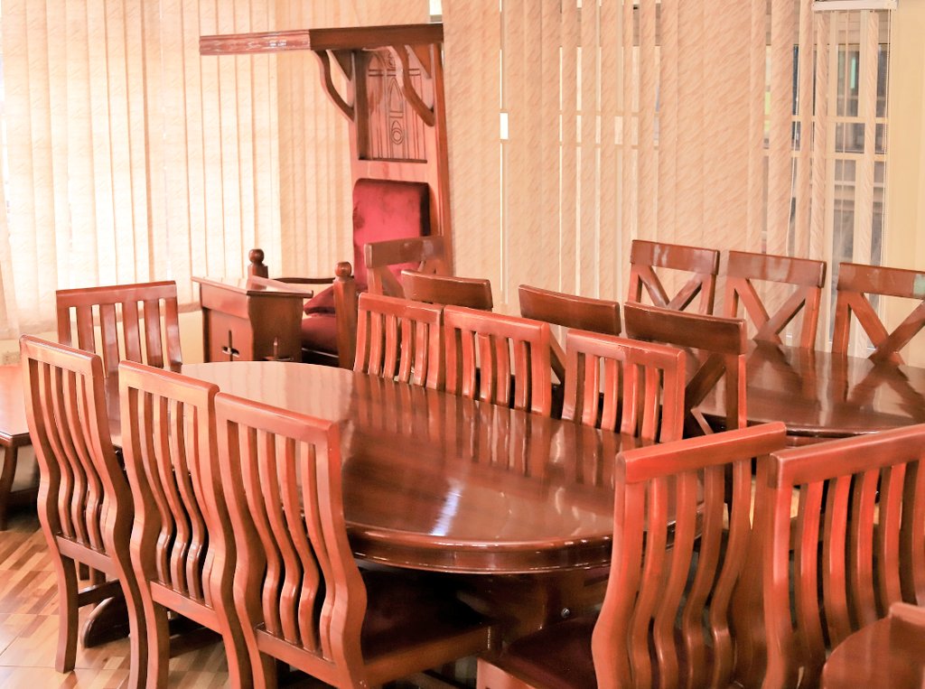 UgandaPrisons's tweet photo. Visit Uganda Prisons Showroom, Lugogo Today

Discover a world of quality products at affordable prices, made with skill by inmates as part of their rehabilitation and reintegration programs.

Inmates undergo vocational skilling in various areas, including:

- Carpentry
- Agriculture
- Tailoring
- Leatherwork
- Craftsmanship

These skills are put into practice to produce our wide range of products, including:

- Stunning furniture pieces for home and office
- High-yielding maize seeds for farmers
- Vibrant office flags to boost your brand
- Refreshing liquid soap
- Unique hand crafts
- Durable leather products for everyday use