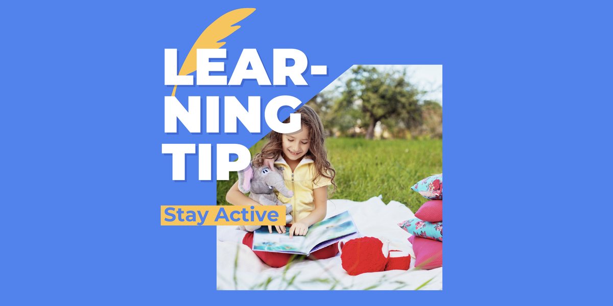 kalvielearning's tweet image. Keep your mind active this summer! Read a new book, learn something new, or pick up a hobby. Staying engaged helps keep your brain sharp and ready for the next school year.

#Kalvie #LearningTip #StayActive #KeepLearning #SelfImprovement #StudySchedule #StudyGrammer #Elearning