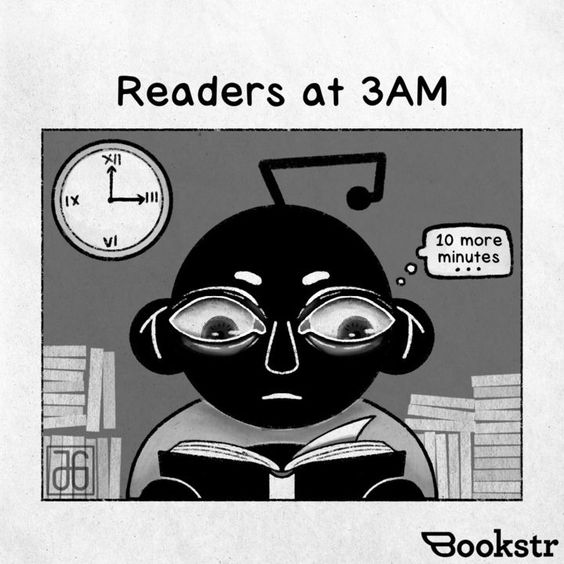 BookstrOfficial's tweet image. We have ALL been there! 🙋📖🥱

[🤪 Meme by Jhade] 

#reader #reading #allnighter #bookish #booklovers