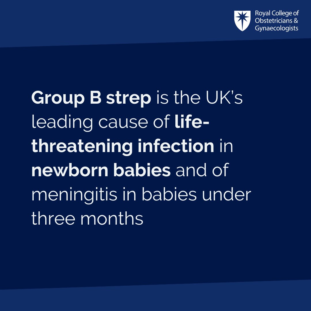 RCObsGyn's tweet photo. Group B strep is the UK’s leading cause of life-threatening infection in newborn babies.
Help @GBSSupport to raise awareness and save babies' lives this Group B Strep Awareness Month.
#GBSAM #GBSAwareness https://t.co/XcQkPAwS62
