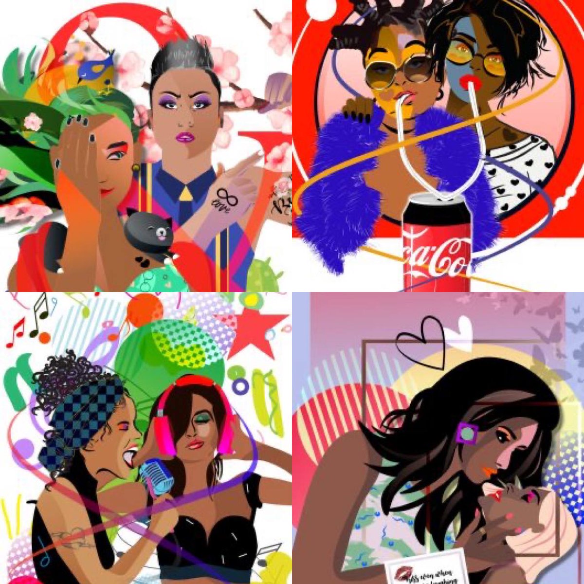 KJAartists's tweet photo. 💫 Discover our Artist of the Week, Manavi 💫

🎨 Contemporary artist &amp; illustrator using vibrant colours
🎨 A strong advocate for marginalised communities like LGBT and BLM

👏 Show appreciation for Manavi’s  talent! 
#ArtistOfTheWeek #CreativeInspiration #Artisticjourney https://t.co/xsBfThDFJP