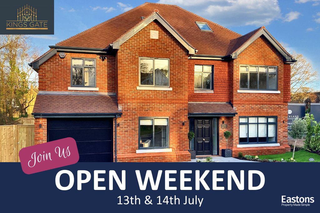 eastonsproperty's tweet photo. We’re excited to announce the Kings Gate OPEN WEEKEND on Saturday 13th &amp; Sunday 14th July, 12-3pm.

An elegant, boutique development of four 5-bedroom detached, luxury #familyhomes close to #Tadworth Village.

Reach out today to schedule a viewing: newhomes@eastons.co.uk https://t.co/0KAYHiSLGv