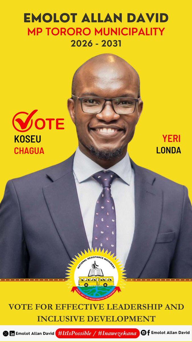 LennonMonyae's tweet photo. As an Honorary #Ugandan 🇺🇬  I am extremely happy to endorse my friend and brother, @Emolot_AD, as he takes a bold step into leadership. Uganda is fortunate to have this exceptional young leader, renowned for his remarkable initiatives and unwavering dedication to the country and the African continent. His enthusiasm is inspiring, and his love for Uganda and Africa is unparalleled. I wholeheartedly support his candidacy, and I firmly believe that he is the ideal candidate for the youth. 
Go for it @Emolot_AD