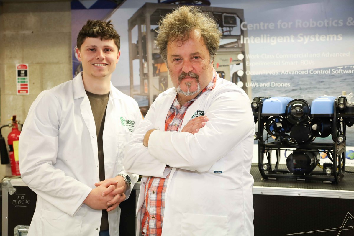 sci_engUL's tweet photo. Electronic and Computer Engineering student Cullen Toal is investigating a Multipoint Tether Management and Monitoring System (MTMMS) on an ROV as part of his summer research programme @UL
Read more: https://t.co/AIwYKtCDjf
#StudyAtUL
#tridentproject https://t.co/n4pLqjYvBn
