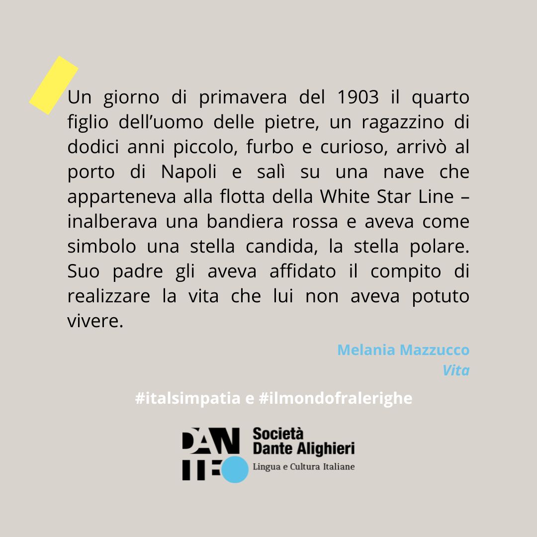 Partecipa alla prima “Antologia dell’italsimpatia" inviando una citazione da un libro italiano o straniero in italiano che esprime i valori dell'italianità nel mondo e condividi la tua idea con gli hashtag #italsimpatia e #ilmondofralerighe.

Scopri tutto: t.ly/XigRR