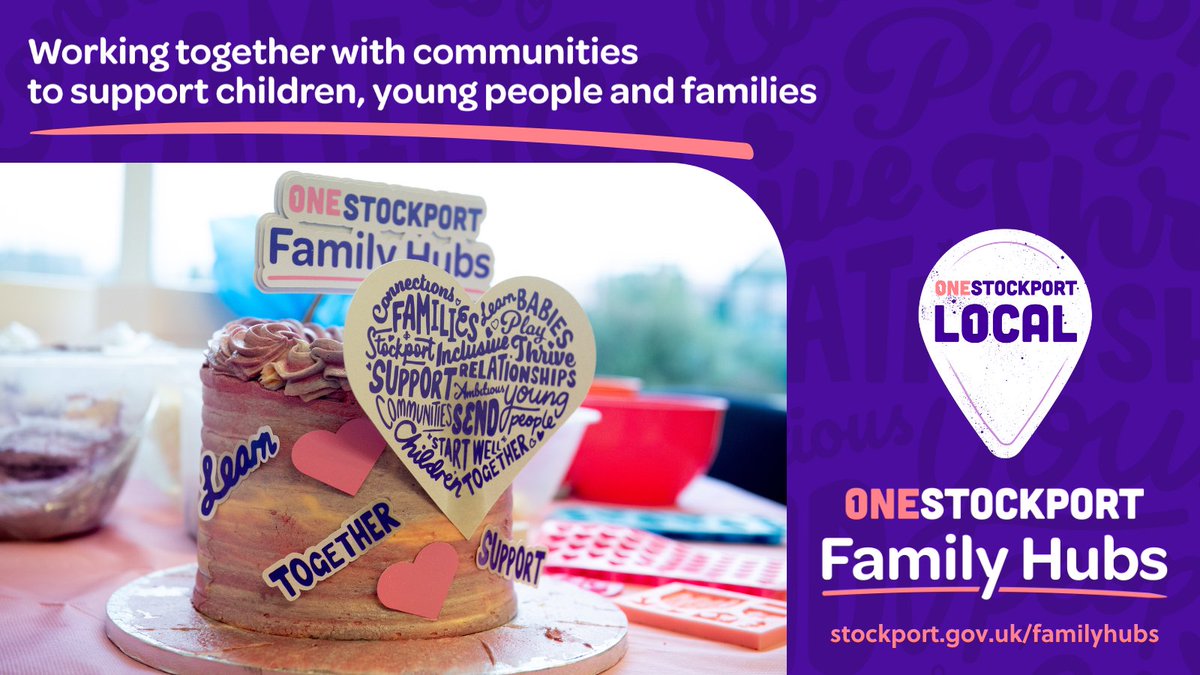 This week, we are launching Family Hubs in Bramhall, Cheadle and Marple, giving more families easier access to information and help on all aspects of family life in a convenient local place. Read more: orlo.uk/MA0a0 @SMBC_libraries <a href="/lifeleisureUK/">Life Leisure</a> <a href="/StockportHomes/">Stockport Homes</a>