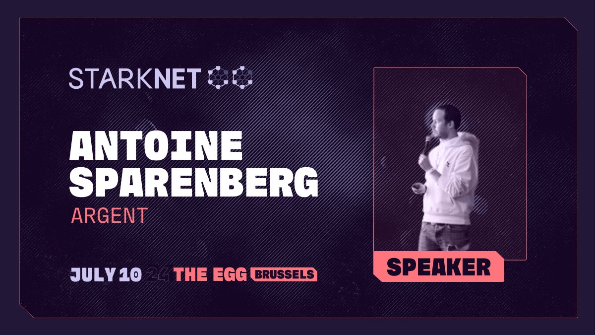 Join us in welcoming <a href="/asparenb/">Antoine - accelerating - sparenberg.eth 人 🦇🔊</a> to our lineup of speakers. As <a href="/argentHQ/">Argent</a>'s Ecosystem lead, he's going to assist <a href="/itamarl/">itamar</a> on our main stage!