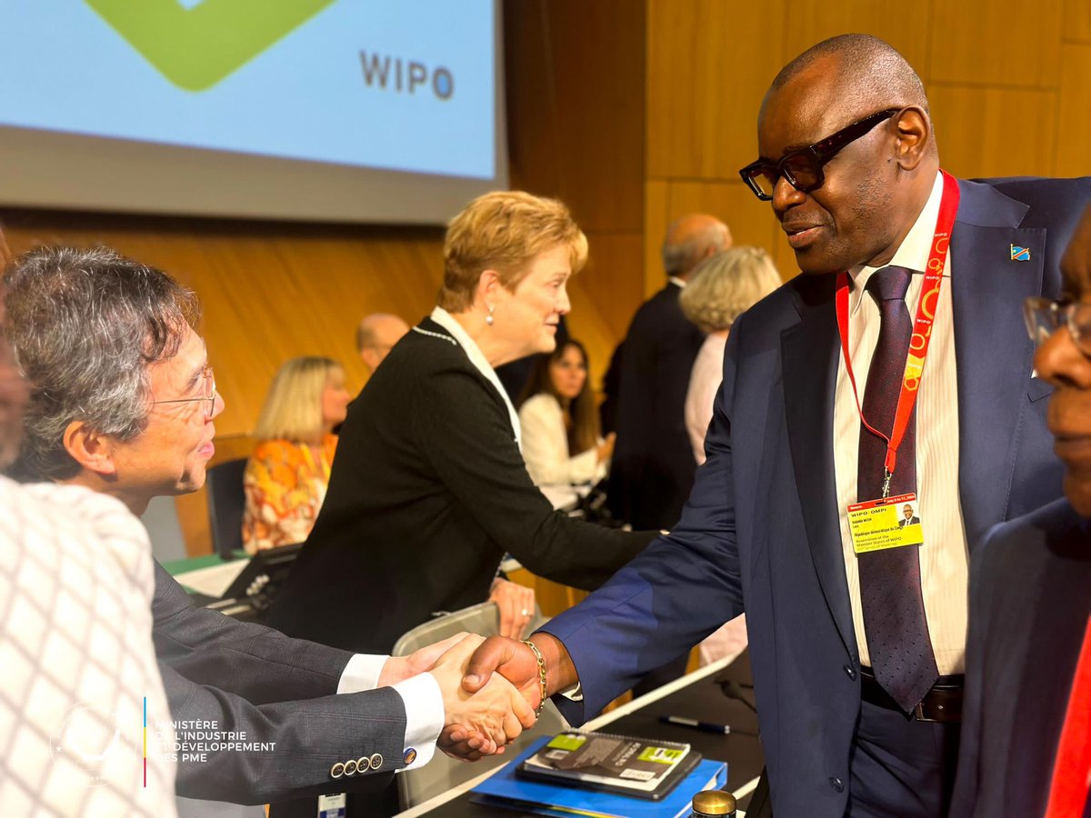 LouisWKabamba's tweet photo. #RDC Je participe, en ce moment, à l’ouverture de la 65e série des Assemblées des États membres de l’Organisation Mondiale de la Propriété Intellectuelle ( OMPI ) à Genève,

> Part 1 https://t.co/L73l5lubrY