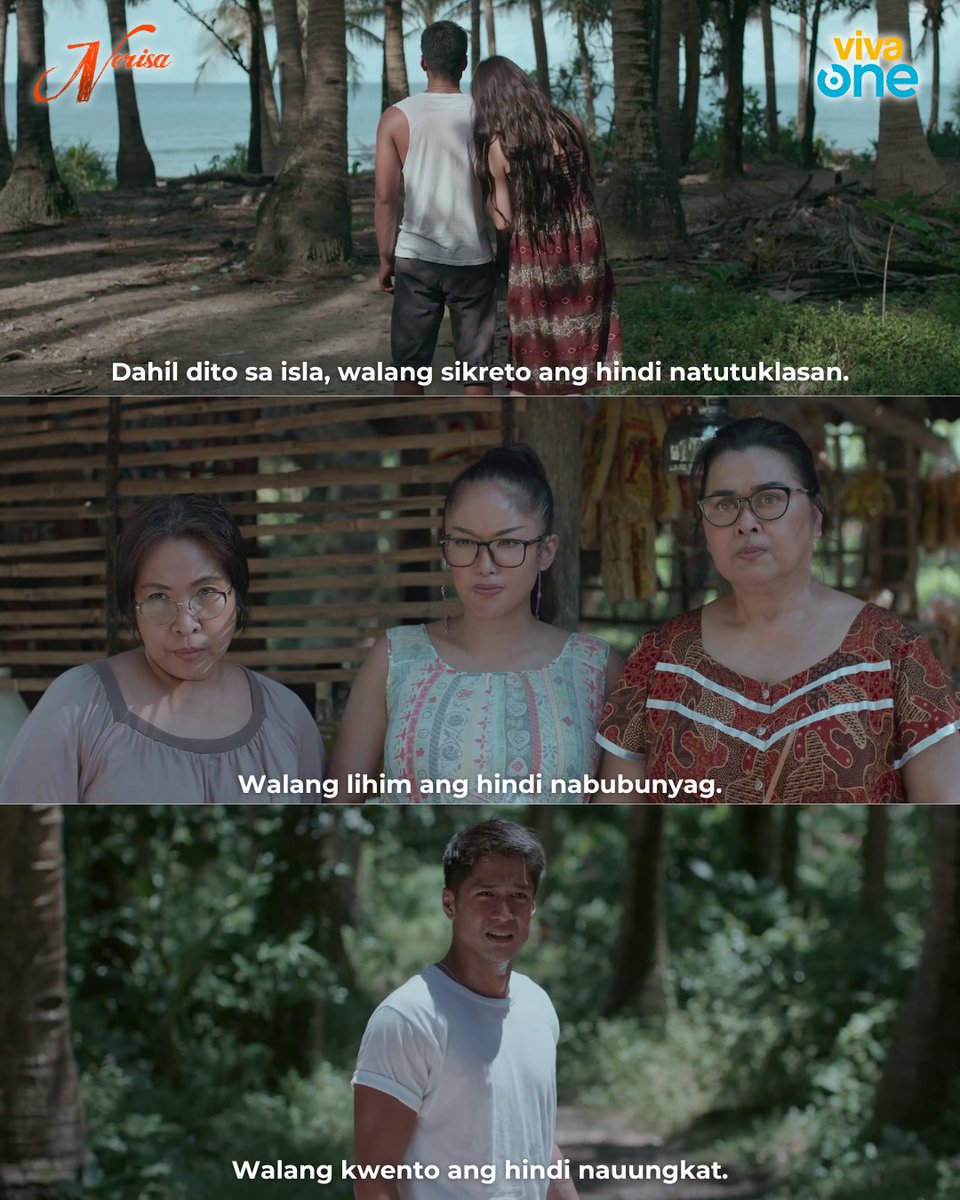 VivaOnePH's tweet photo. Ano nga ba ang sikretong nakabalot na bumago sa isla? 🫣
Masasagot ang katanungan na 'yan kapag pinanood mo na ang '#NERISA' sa #VivaOne.
Dito ang agos ng katotohanan? 🌊 https://t.co/xBP87hbIzD
#VivaOne #BidaKaDito https://t.co/tS0pEb7wiy