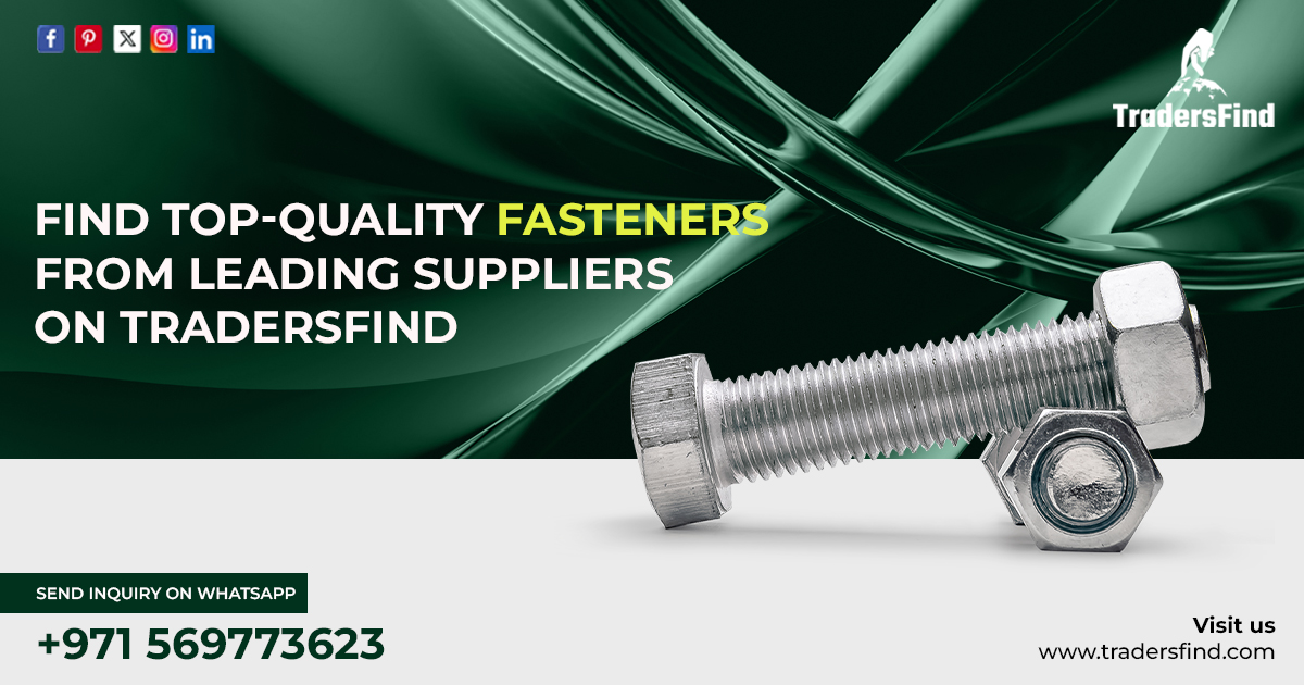 TradersFind's tweet photo. Find top-quality Fasteners from leading suppliers on TradersFind
 
Check out: https://t.co/aivArtcwyH
For inquiries, WhatsApp: +971 569773623  to find the best suppliers today! 

#fasteners #industrialsupplies #uaeindustry #tradersfind #b2bportal #qualityfasteners #uaeproducts https://t.co/p8uzAMB9Mu