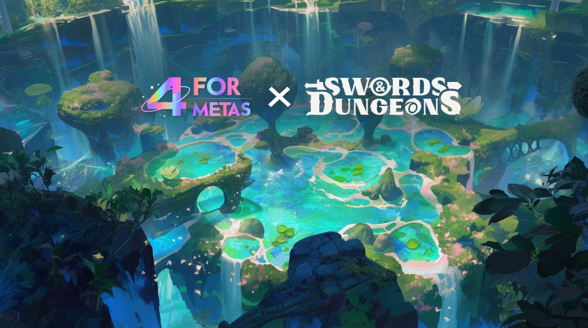 4metas's tweet photo. 🎉🎁✨ 【4Metas x @SwordsnDungeons  Giveaway Alert!】✨🎁🎉

Stand a chance to win amazing prizes that you'll love. Simply follow the steps to enter and get a shot at bringing home some fantastic goodies. ！🎁💫

Join: 
https://t.co/pqpePxIIHA

Hurry up and participate in the lucky draw to seize this great opportunity to win generous prizes! 🎉🤩

Good luck! 🍀