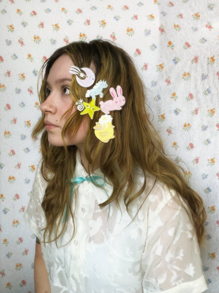 clunkypicnic's tweet photo. hair clips have really taken over my life lately https://t.co/ZEvwnQiwog